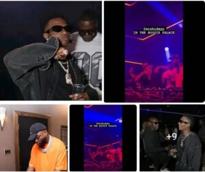 Afrobeat superstar Wizkid trended online as clips of him jumping on one of his arch-rival's songs while in the club sparked reactions online.